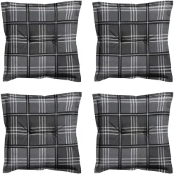 Madison - Zitkussen Patchy grey - Ca. 50x50 cm - Set van 4