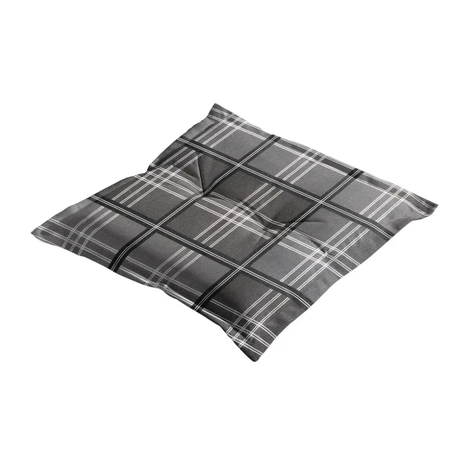 Madison - Zitkussen Patchy grey - Ca. 50x50 cm - Set van 4