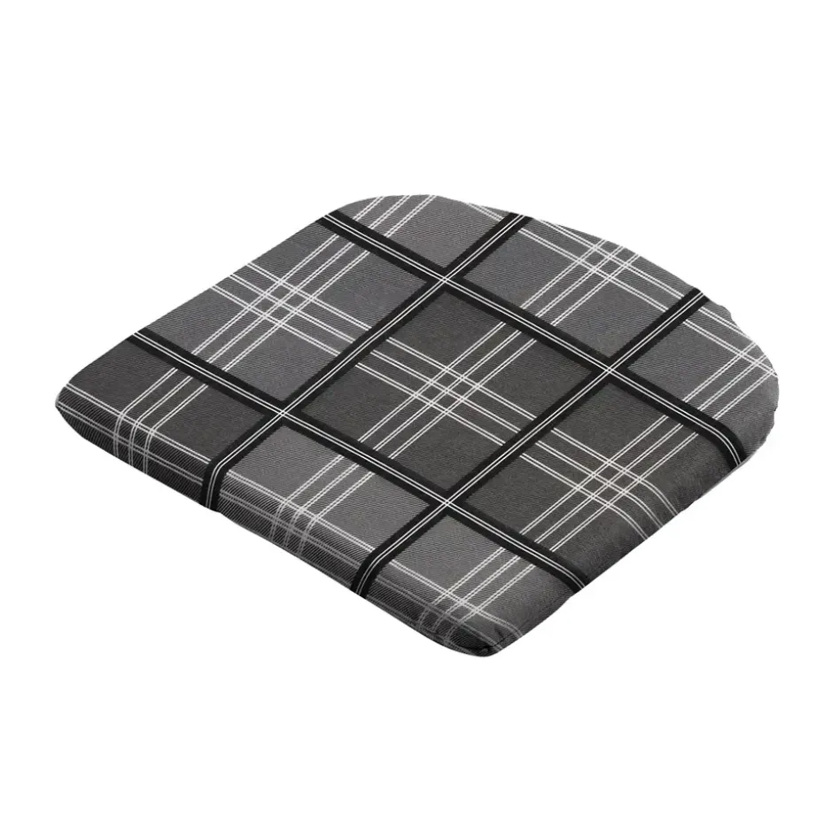 Madison - Zitkussen Patchy grey - Ca. 46x48 cm - Set van 4