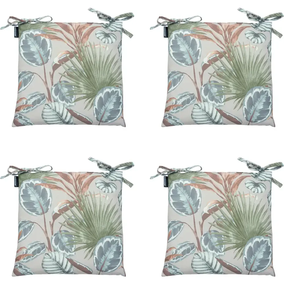 Madison - Zitkussen Toscane Cala natural - Ca. 46x46 cm - Set van 4