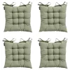 Madison - Zitkussen Toscane Panama sage - Ca. 46x46 cm - Set van 4
