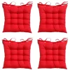 Madison - Zitkussen Toscane Panama red - Ca. 46x46 cm - Set van 4