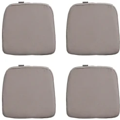 Madison - Zitkussen Wicker Panama taupe - Ca. 48x48 cm - Set van 4