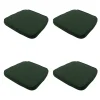 Madison - Zitkussen Wicker Green canvas eco+ - Ca. 48x48 cm - Set van 4