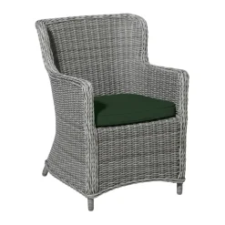 Madison - Zitkussen Wicker Green canvas eco+ - Ca. 48x48 cm - Set van 4