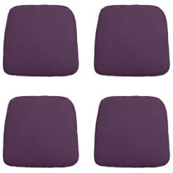 Madison - Zitkussen Wicker Panama purple - Ca. 48x48 cm - Set van 4
