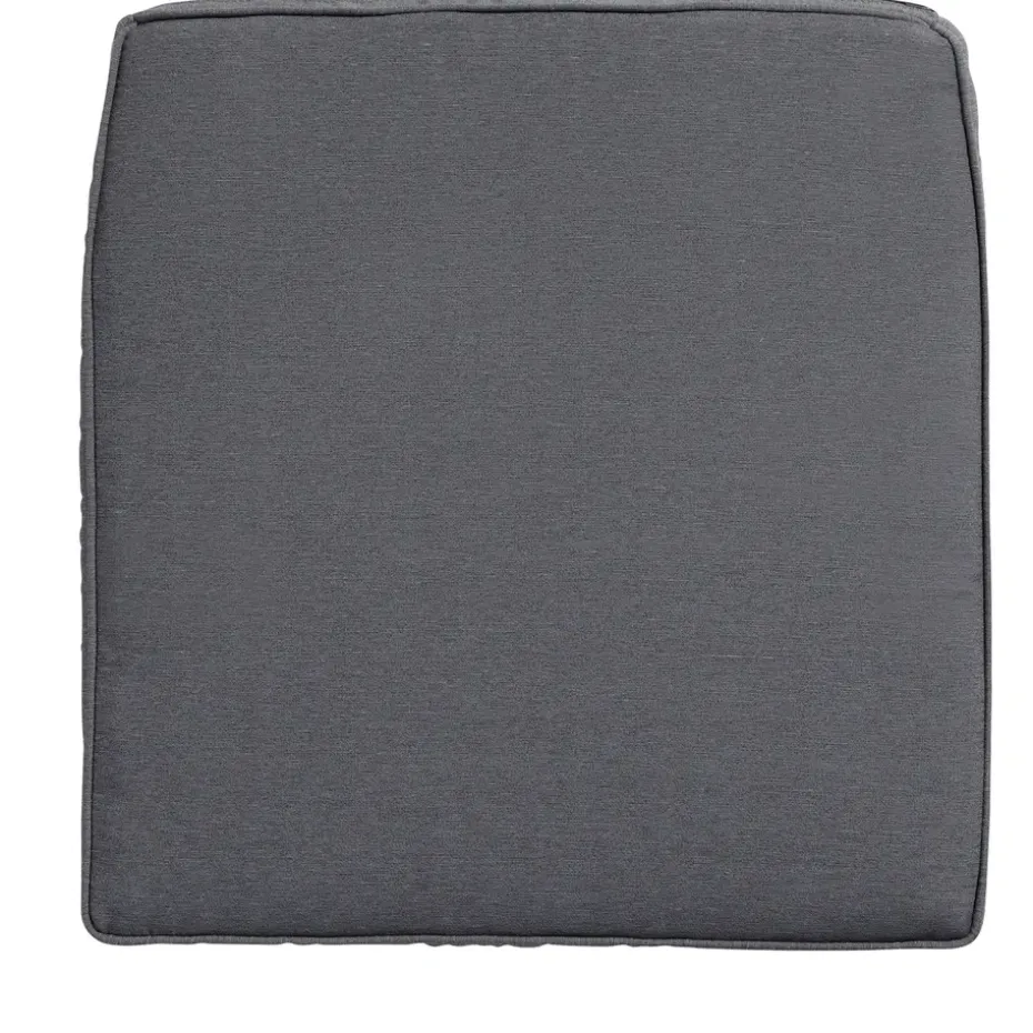 Madison - Zitkussen Wicker Panama grey - Ca. 48x48 cm - Set van 4