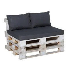 Madison Palletkussen Lounge Panama Grijs - 120 x 80cm