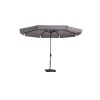 Madison parasol Syros luxe - taupe - Ø350 cm
