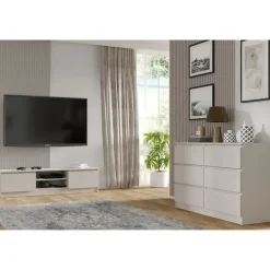 Maja dressoir S6 120 cm wit mat