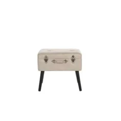 MALLARD - Hocker - Beige - Kunstleer