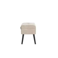 MALLARD - Hocker - Beige - Kunstleer