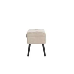 MALLARD - Hocker - Beige - Kunstleer