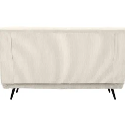 Mallory - Slaapbank 140 cm in crèmekleurige stof