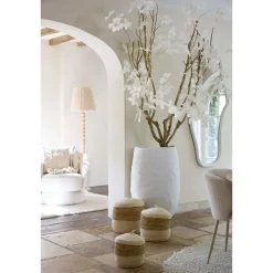 Mand Kenmare - Crème - Ø34cm - Set van 3