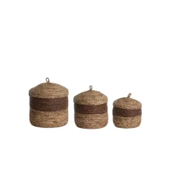 Mand Kenmare - Naturel - Ø34cm - Set van 3