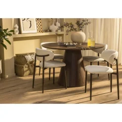 Mand Moda met deksel - bruin - 27x37x23 cm