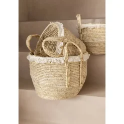 Mand Pablo L - naturel - stro - 32xØ33,5 cm