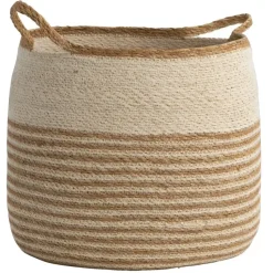 Mand Tom - lichtbruin zeegras - 34xØ36 cm