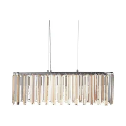 MANDEO - Kroonluchter - Zilver - IJzer