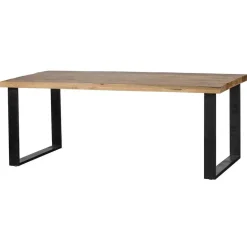 Mangohoutonline - Eettafel Britt 280x120cm Rechthoekig - Bruin - Mahom