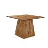 Mangohoutonline - Eettafel Nova Vierkant 110x110cm Vierkant - Bruin - Mahom
