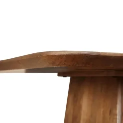 Mangohoutonline - Eettafel Nova Vierkant 110x110cm Vierkant - Bruin - Mahom