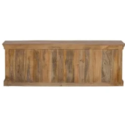 Mangohoutonline - TV Meubel Portland 200cm Rechthoekig - Bruin - Mahom