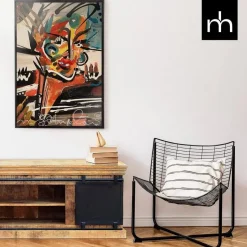 Mangohoutonline - TV Meubel Portland 200cm Rechthoekig - Bruin - Mahom