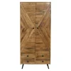 Mangohoutonline - Wandkast Alamo 90cm Rechthoekig - Bruin - Mahom