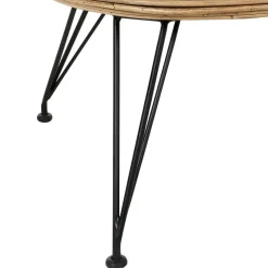 MARATEA - Tuinstoel set van 2 - Lichtbeige - Rotan