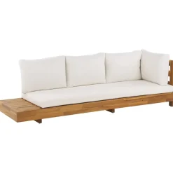 MARETTIMO - Loungeset - Gebroken wit - Linkszijdig - Acaciahout