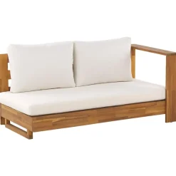 MARETTIMO - Loungeset - Gebroken wit - Linkszijdig - Acaciahout