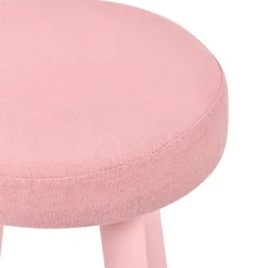 MARGIE - Kinderkaptafel met krukje - Roze - MDF