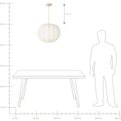 MARIETA - Hanglamp - Wit - Nylon