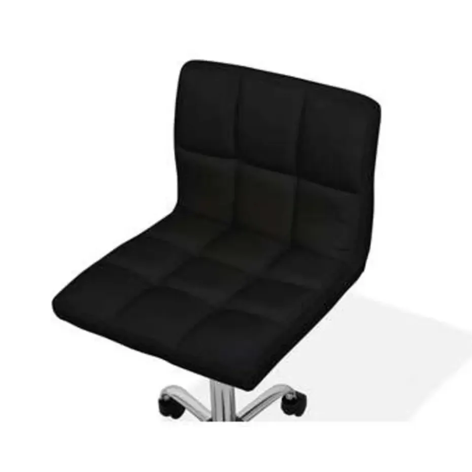 MARION - Bureaustoel - Zwart - Polyester