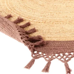 MARTS - Vloerkleed - Beige/Bruin - 200 cm - Jute