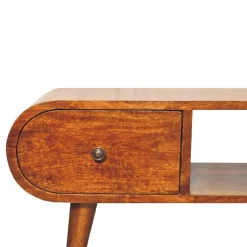 Massief Houten Kastanje London TV meubel, Woonkamer