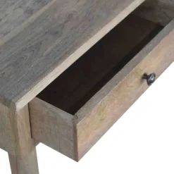 Massief Houten Sidetable met 2 Laden