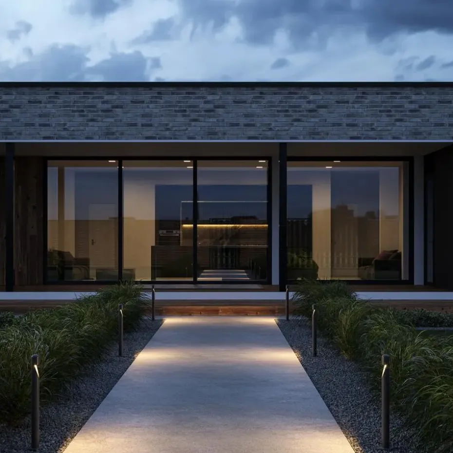 Maytoni Outdoor - Landschapsverlichting Hagen - Grafiet - Ø5