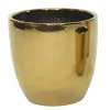 Mega Collections Bloempot Emperor - rond - goud - D30 x H31 cm
