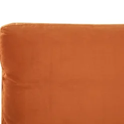 MELLE - Tweepersoonsbed - Oranje - 180 x 200 cm - Fluweel