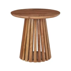 MESILLA - Ronde salontafel - Donkerhout - Acaciahout