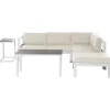 MESSINA - Loungeset voor 5 - Beige - Aluminium