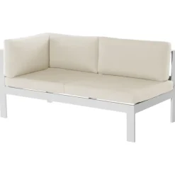 MESSINA - Loungeset voor 5 - Beige - Aluminium