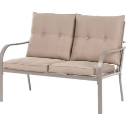 MESTRINO - Loungeset 4-zits - Beige - Staal