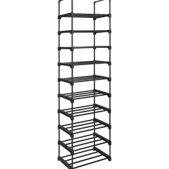 Metalen Schoenenrek met 10 Planken, Standplank, Multifunctioneel