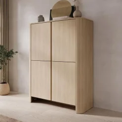 Meubella - Barbados - Dressoir - Eiken - 103x39x132 cm