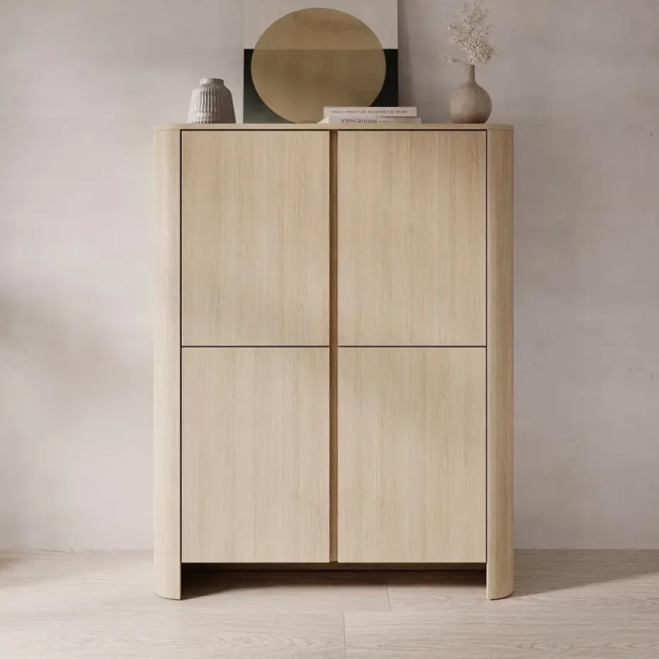 Meubella - Barbados - Dressoir - Eiken - 103x39x132 cm