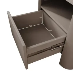 Meubella - Barbados - Nachtkastje - Beige